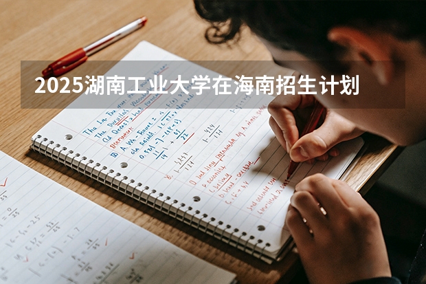 2025湖南工业大学在海南招生计划一览表