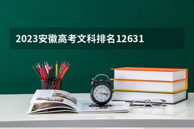 2023安徽高考文科排名126316的考生可以报什么大学 历年录取分数线