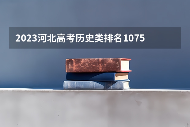 2023河北高考历史类排名107531的考生可以报什么大学 历年录取分数线