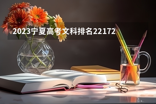 2023宁夏高考文科排名22172的考生可以报什么大学 历年录取分数线